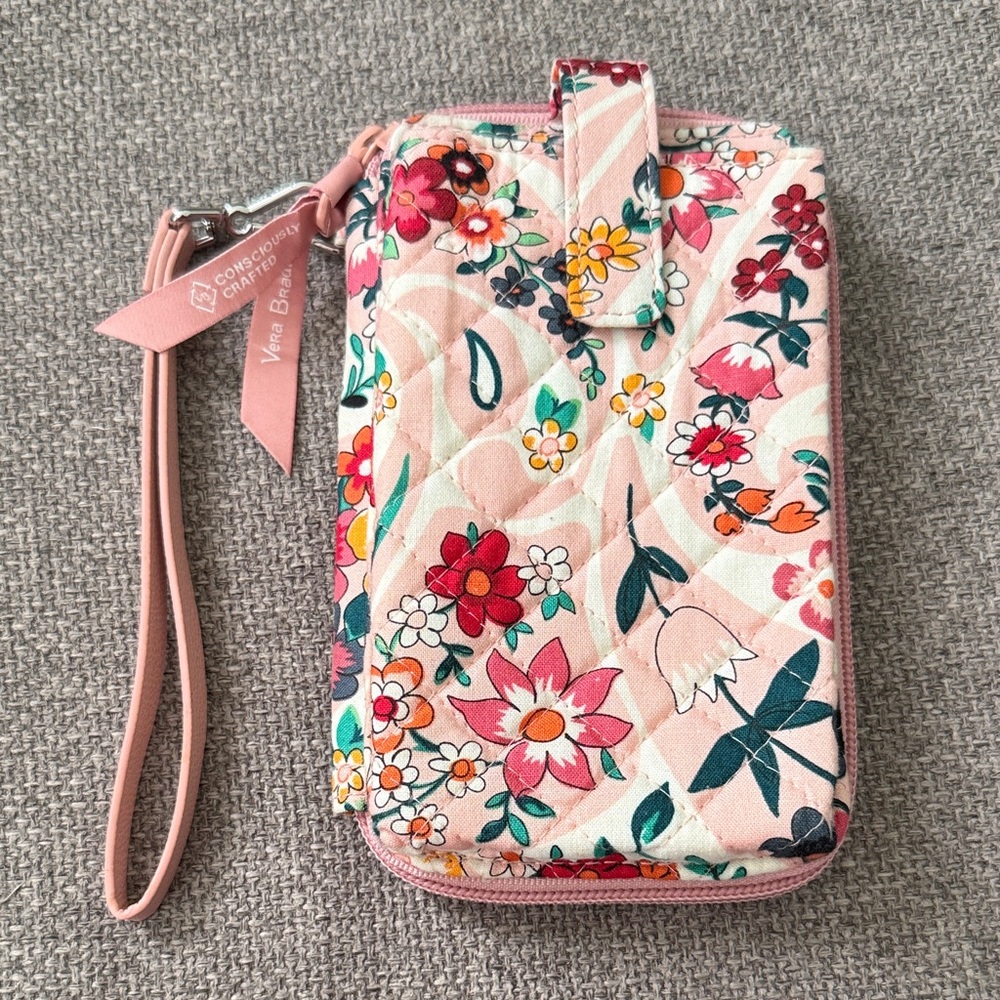 Vera Bradley Multicolor Floral Wristlet